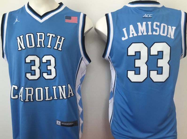 NCAA Men North Carolina Tar Heels Blue 33->ncaa teams->NCAA Jersey